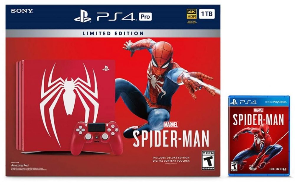 ps4 pro spiderman limited edition