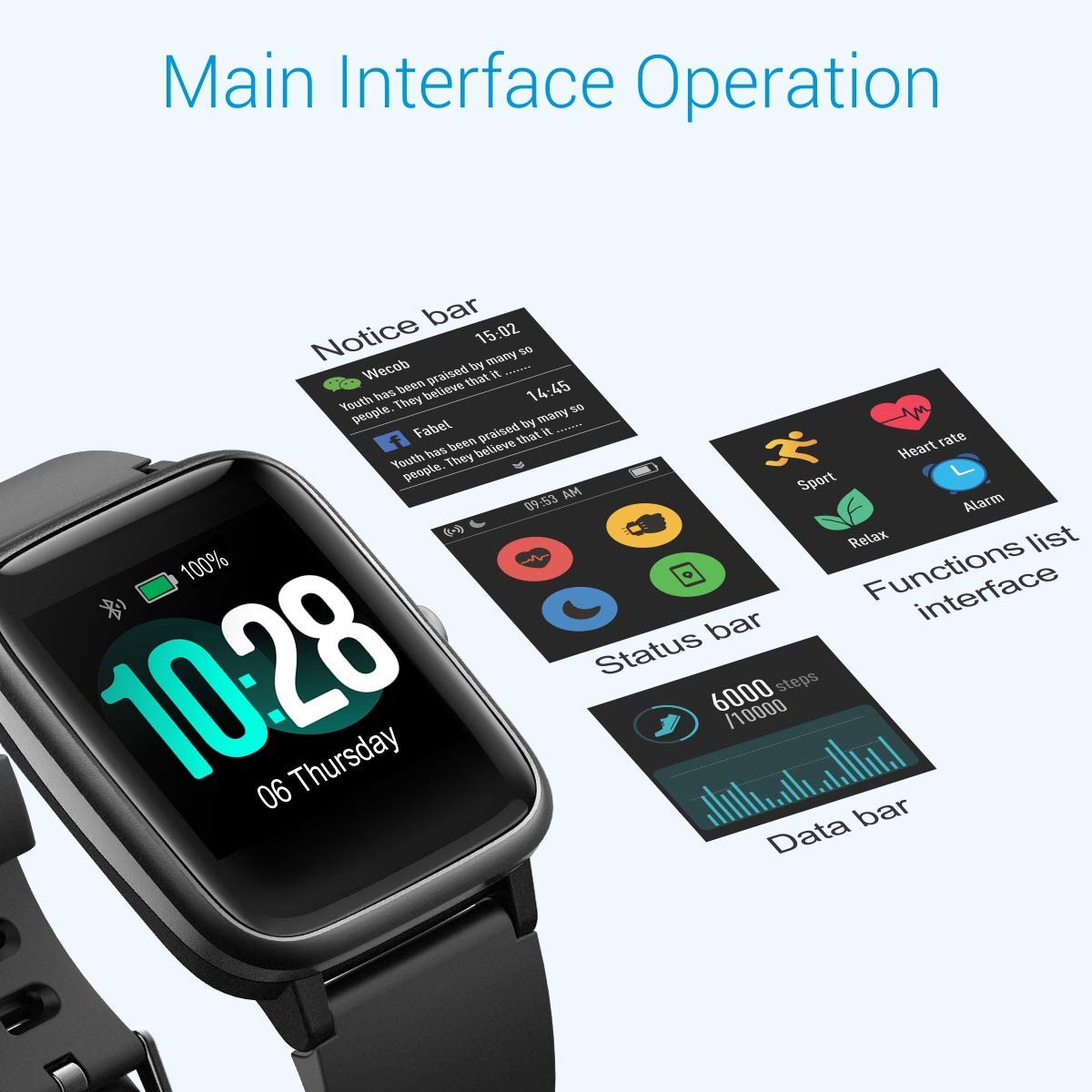 portronics smartwatch